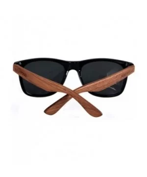 Wood Sunglasses Polarized for Men Women Uv Protection Wooden Bamboo Frame Mirrored Sun Glasses SERRA - C718IG9Z0KI $20.01 Sport