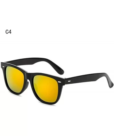 New Brand Fashion Unisex Square Vintage HD Lens Sunglasses Men Tourism C1 - C4 - CC18XEC76KM $5.75 Aviator