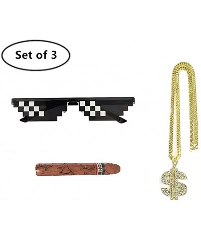 Mosaic Glasses Deal With It 8 Bit Pixel MLG Shades Unisex Sunglasses Toy - 3-piece Set - CJ18TTAKLN6 $19.71 Rectangular