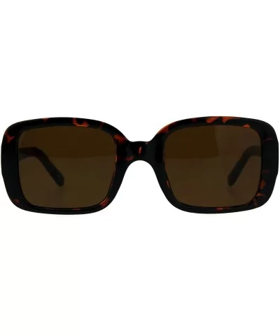 Mod Women Rectangular Plastic Retro Sunglasses - Tortoise Brown - C618C7HRYD9 $5.68 Rectangular