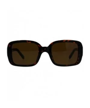 Mod Women Rectangular Plastic Retro Sunglasses - Tortoise Brown - C618C7HRYD9 $5.68 Rectangular