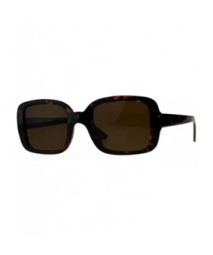 Mod Women Rectangular Plastic Retro Sunglasses - Tortoise Brown - C618C7HRYD9 $5.68 Rectangular