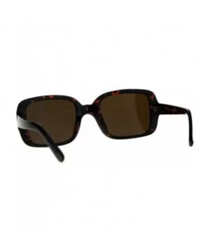 Mod Women Rectangular Plastic Retro Sunglasses - Tortoise Brown - C618C7HRYD9 $5.68 Rectangular