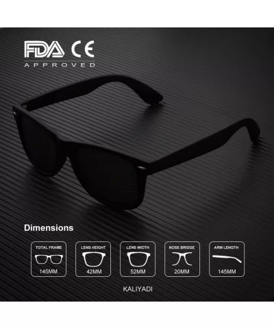 Polarized Sunglasses for Men and Women Semi-Rimless Frame Driving Sun glasses 100% UV Blocking - CU18OXW4CKY $20.70 Wrap