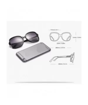 Elegant Sunglasses Ladies Oversized Glasses Polarized Ladies Sunglasses - C9198QLZ62S $29.32 Oversized