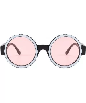 Oversize Polarized Sunglasses Protection - Pink - C118T463HDE $6.97 Oversized