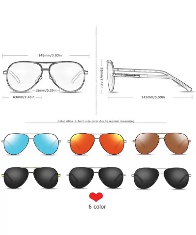 Aluminum Magnesium Men's Sunglasses Men Polarized Coating Mirror Glasses Oculos Male Eyewear Accessories For - CA19855S8XT $1...