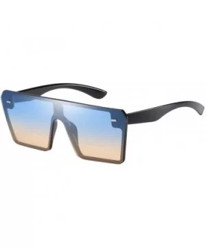 Oversized Sunglasses Succinct Rectangular - C - CE190NCZ666 $4.57 Rectangular