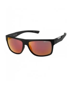 Overdrive Polorized Polarized Round Sunglasses - Matte Black - CE12GKWNOU1 $18.28 Rectangular