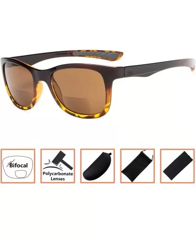 Bifocal Sunglasses Vintage 80's Classic Reading Sunglasses - Brown-demi - CW18NQYSS4K $10.08 Sport