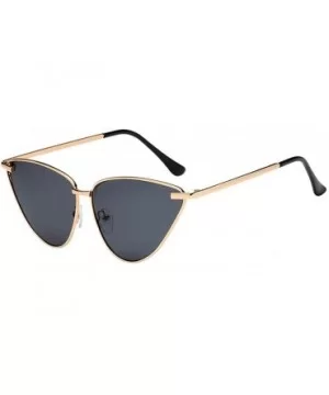 Women's Fashion Vintage Sunglasses Cat Eye Frame Shades Acetate Frame UV Glasses Sunglasses - C - CE18SX4A8SD $6.27 Aviator