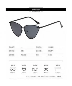 Women's Fashion Vintage Sunglasses Cat Eye Frame Shades Acetate Frame UV Glasses Sunglasses - C - CE18SX4A8SD $6.27 Aviator