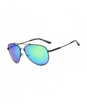 Bifocal Sunglasses - Polit Style Reading Sunglass with Memory Bridge and Arm - Black Frame Green Mirror - C718EGHGL9L $17.83 ...