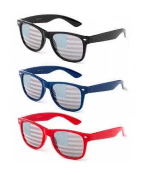 American Flag Team USA Patriotic Design Plastic Shades Party Props Decoration USMNT USWNT Heart - CT18205EZW4 $10.45 Wayfarer