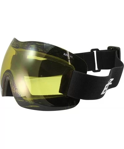 Starling Skydiving Motorcycle Goggles Yellow Anti-Fog One Piece Lens - CY18G2ZCGXN $11.96 Goggle