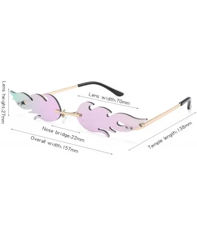 Fashion Sunglasses Rimless Trending - CF18ZINR2QQ $11.25 Rimless