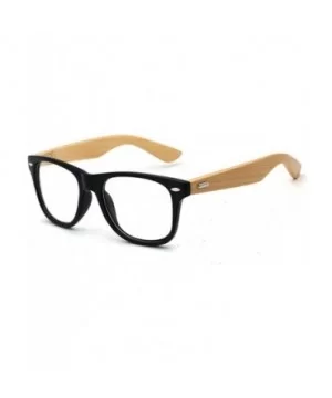 2018 Bamboo Sunglasses Wooden Wood Retro Vintage Summer Glasses for Men Women - B - CO18EM2YWT5 $7.06 Sport