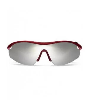 Zeta Red Road Cycling/Fishing Sunglasses with ZEISS P7020M Super Silver Mirrored Lenses - C618KMO90NZ $17.14 Sport