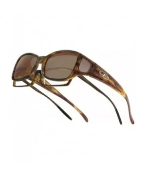 Eyewear Sunglasses - Dahlia / Frame Tiger Eye Lens Polarvue Amber - CO11GO7UOH9 $37.96 Butterfly