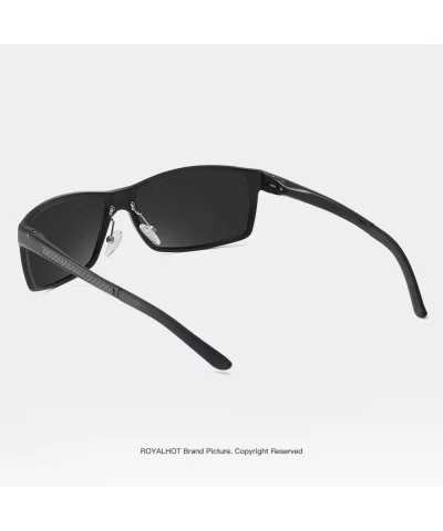 Sunglasses Protection Rectangular Travelling - Black Grey - CA18YCEKA46 $13.47 Rectangular