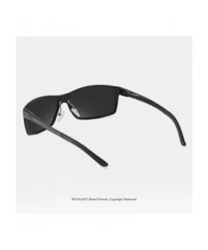 Sunglasses Protection Rectangular Travelling - Black Grey - CA18YCEKA46 $13.47 Rectangular