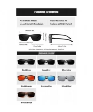 Sunglasses Protection Rectangular Travelling - Black Grey - CA18YCEKA46 $13.47 Rectangular