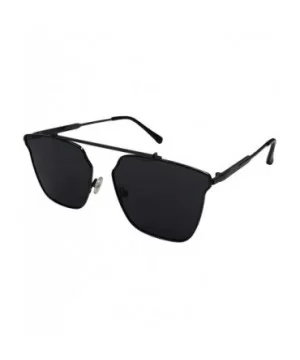 SUN PASSION Classic Square Sunglasses Black frame black lens For Men Women - CM18UQTYZWC $14.17 Square