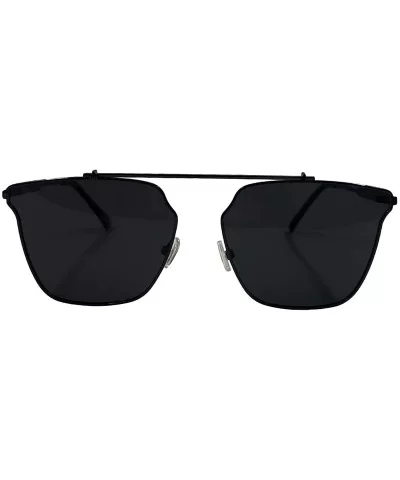 SUN PASSION Classic Square Sunglasses Black frame black lens For Men Women - CM18UQTYZWC $14.17 Square