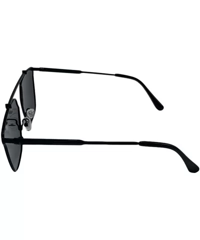 SUN PASSION Classic Square Sunglasses Black frame black lens For Men Women - CM18UQTYZWC $14.17 Square