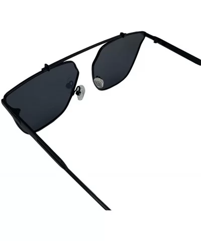 SUN PASSION Classic Square Sunglasses Black frame black lens For Men Women - CM18UQTYZWC $14.17 Square