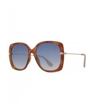 Retro Square Butterfly Sunglasses for Women UV Protection - Brown + Blue Gradient - CE1960Q2S6N $11.46 Butterfly