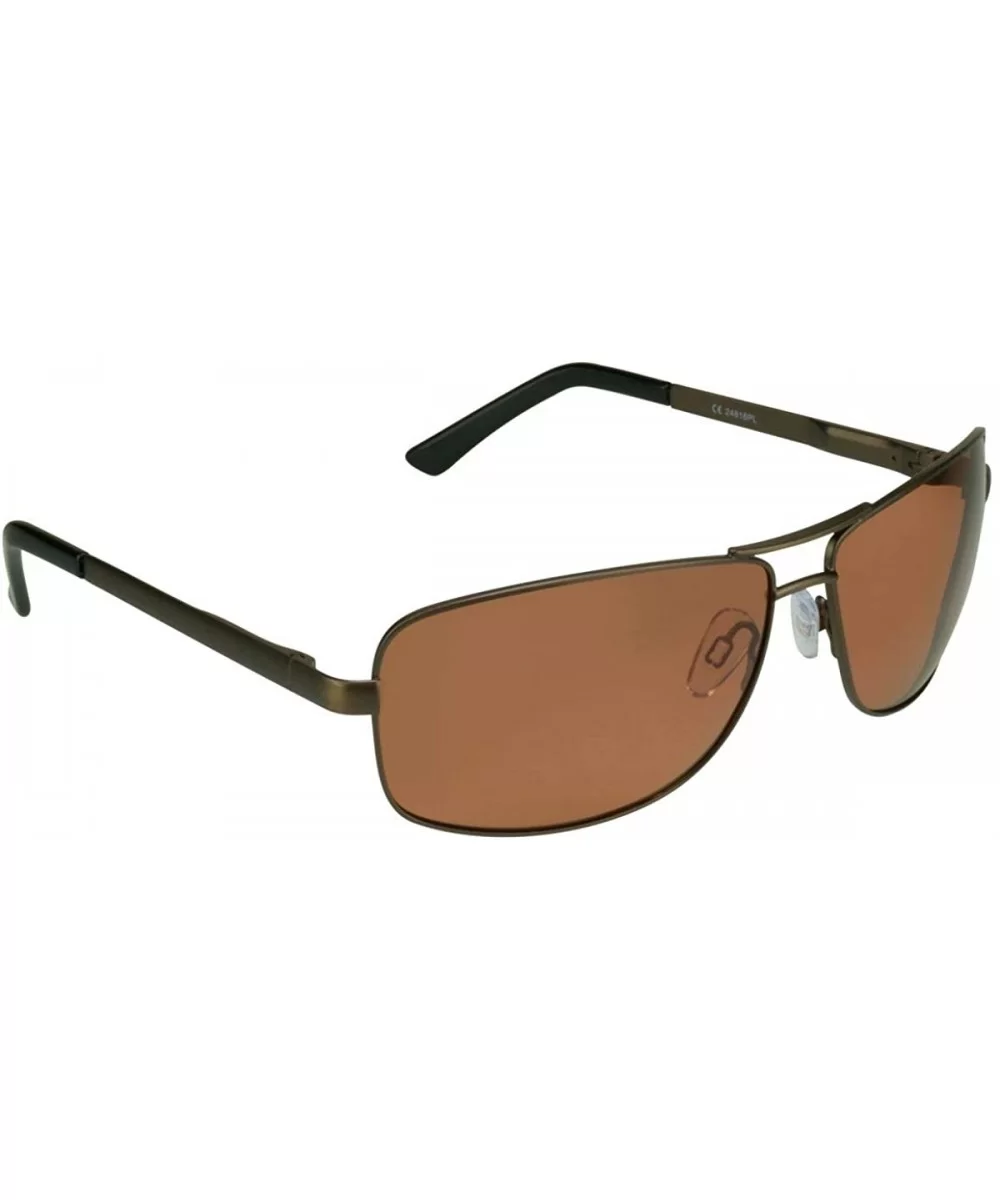 HD Aviator Polarized Sunglasses Men Women Anti Glare Blue Light Blocking - Square Aviator Bronze - CW18DNL4RLD $15.92 Square