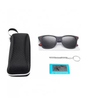 Men's Polarized Sunglasses 100% UV Protection Sunglasses Fishing Sport Sunglasses UV 400 Sunglasses - CK199UUYM5X $7.40 Square