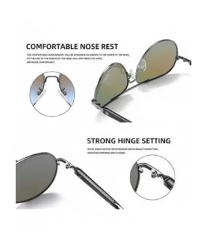 Matte Polarized Sunglasses-Shade Glasses Mirror Lens-Anti-glare Outdoor Eyewear - D - CO190EETWL9 $29.54 Sport