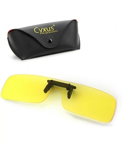 Clip On Polarized Sunglasses [Blocking UV] Classic Sun Glasses for Men/Women - CH12MXZW6CN $12.82 Square