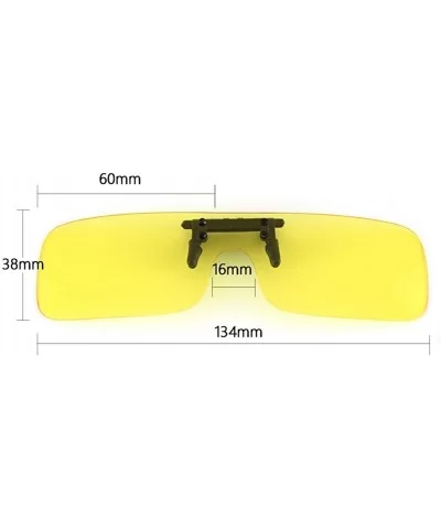 Clip On Polarized Sunglasses [Blocking UV] Classic Sun Glasses for Men/Women - CH12MXZW6CN $12.82 Square