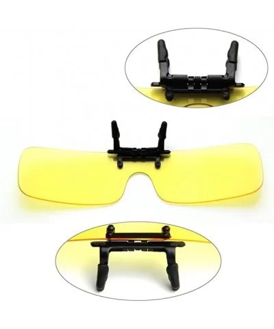 Clip On Polarized Sunglasses [Blocking UV] Classic Sun Glasses for Men/Women - CH12MXZW6CN $12.82 Square