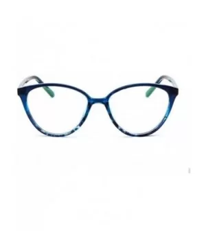 Women Cat Eye Eyeglasses Frame Optical Myopia Men Eye Glasses Frame - Blue - CI182ENZT2L $7.96 Rimless