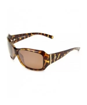 Women's Molly Polarized Oversized Sunglasses - Tortoise Frame/Brown Lens - CQ112P39OXL $34.85 Wrap