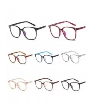 Women Round Plain Blue Light Blocking Glasses Clear Lens Eyeglasses Frame Clear Lens Sun Glasses-F - F - CT1904S8MQZ $23.16 R...