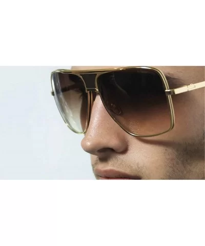 Fashion Lady Sunglasses Square Brand Designer Retro Mens Goggle UV400 - C12 - CG18RK3A2R9 $12.53 Goggle