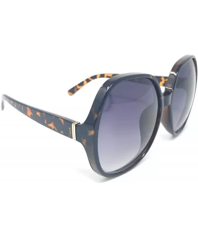 Women Retro 70s 80s 90s Oversized Round Black Elegant Style Sunglasses-SM1125 - Tortoise - CE18LDCTDSL $9.90 Round