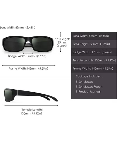 Polarized Sport Sunglasses for Men Women Baseball Running Cycling Fishing Driving Golf - CY18S2UZI3Y $9.11 Sport