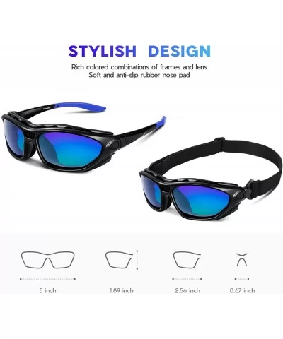 Polarized Sports Sunglasses for Men Women Youth Motorcycle Safety Driving Riding Military Goggles TAC Glasses - CH18RQN55ME $...