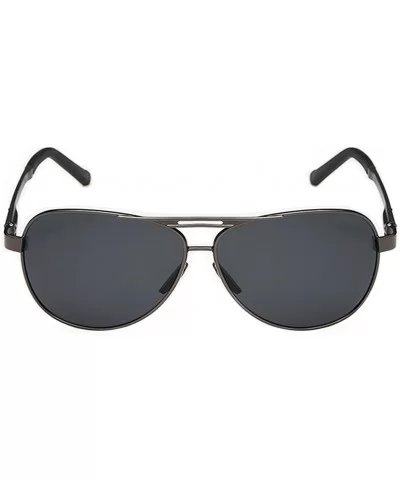 Mens Sunglasses Unique Frame Designed Color Lens Feature Style - Grey/Black - CM11ZBUGOH9 $16.54 Oval