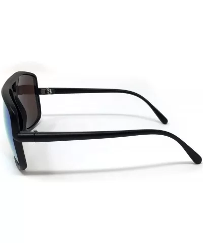 Unisex Womens & Mens Fashion Sunglasses 100% UV Protection - See Shapes & Colors - Matte Black - C318CY8O7MS $9.45 Aviator