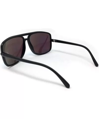 Unisex Womens & Mens Fashion Sunglasses 100% UV Protection - See Shapes & Colors - Matte Black - C318CY8O7MS $9.45 Aviator