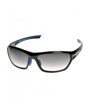 Modern Two-Tone Color TR90 Ventilated Frame Sport Sunglasses (Black-Blue) - CY11EV5B047 $10.47 Sport