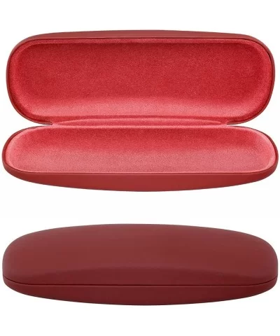 Glasses Case Hard Shell - Eyeglass And Sunglass Case For Men - Women - And Kids - Maroon - CU12EVRSLA9 $5.13 Aviator