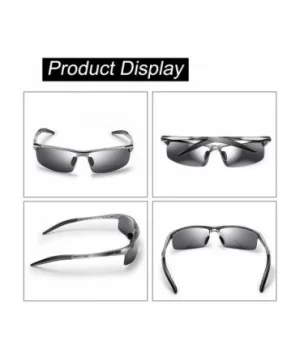 Polarized Sports Sunglasses for Men - Driving Cycling Fishing Sunglasses Men Women Lightweight UV400 Protection - CU18NUECSGY...